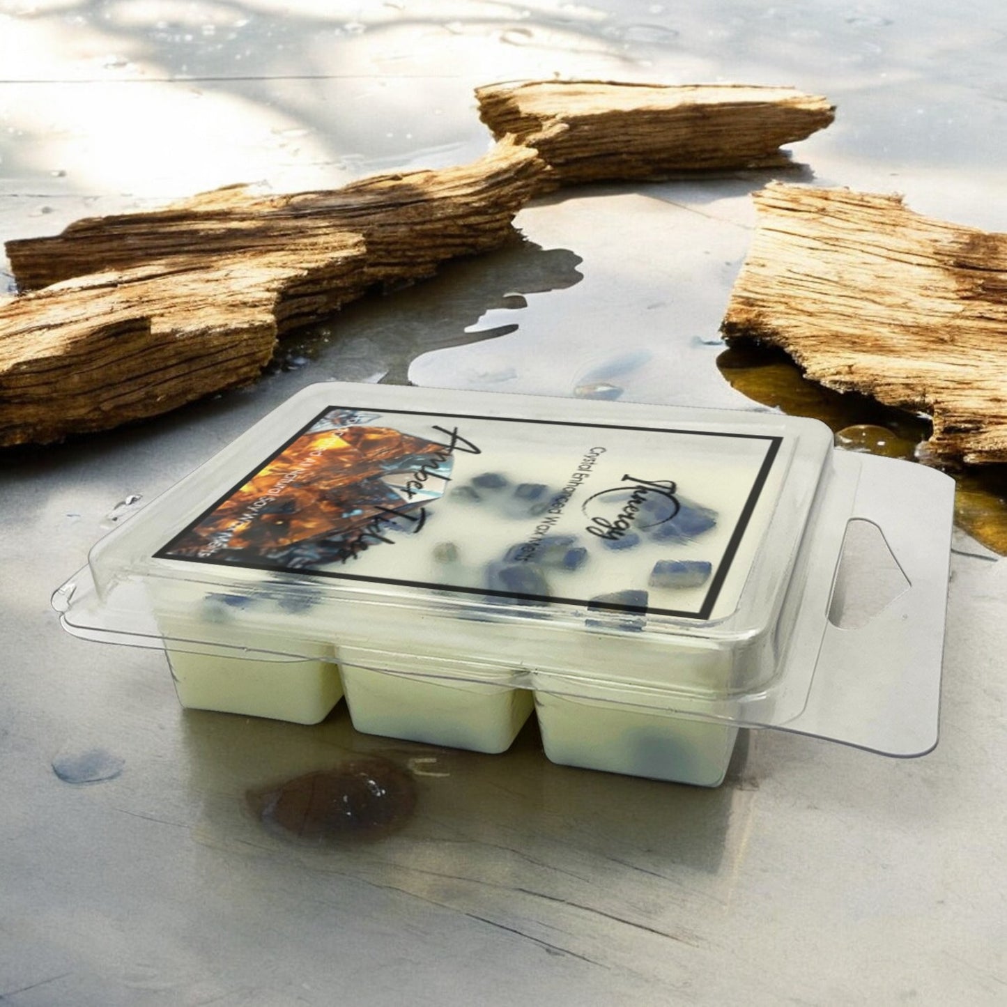 Amber Tides Crystal-Enhanced Premium Coconut-Soy Wax Melts