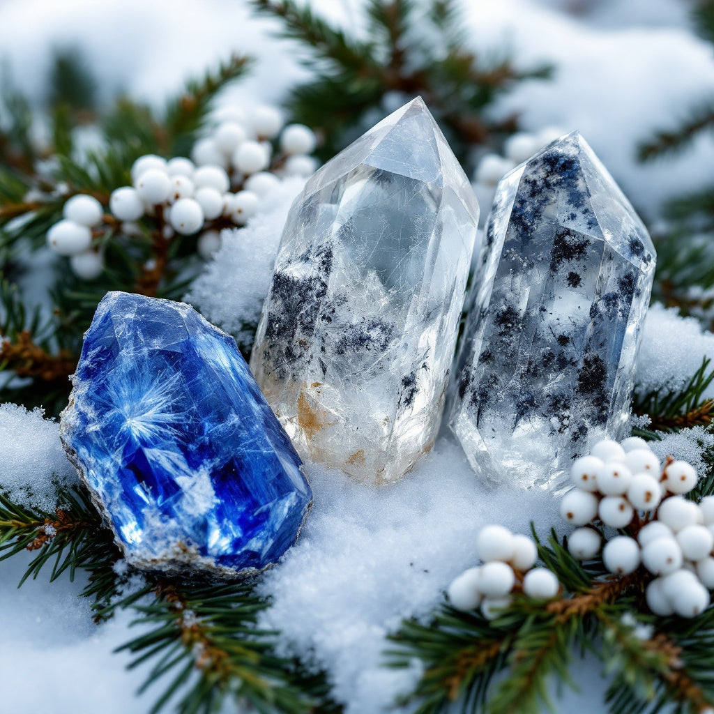 Limited Edition: Winters Eve Crystal-Enhanced Oil Diffuser, Car Air Freshener, 8ml