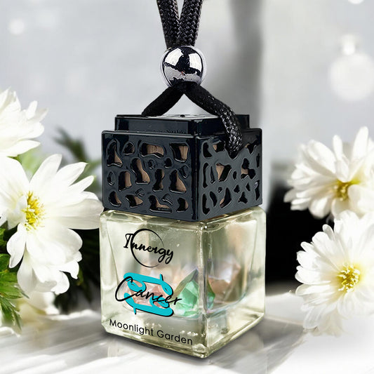 Cancer Zodiac Crystal-Enhanced Oil Diffuser, Car Air Freshener, 8ml