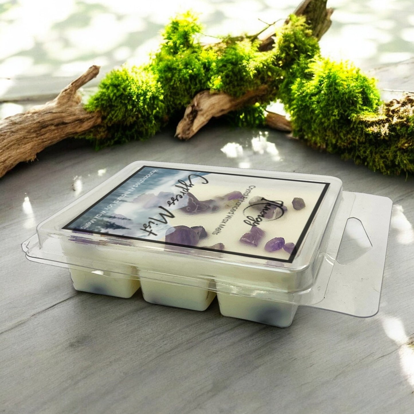 Cypress Mist Crystal-Enhanced Premium Coconut-Soy Wax Melts