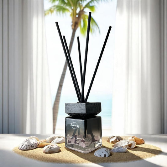 Coastal Dreams Crystal-Enhanced Reed Oil Diffuser, 100ml
