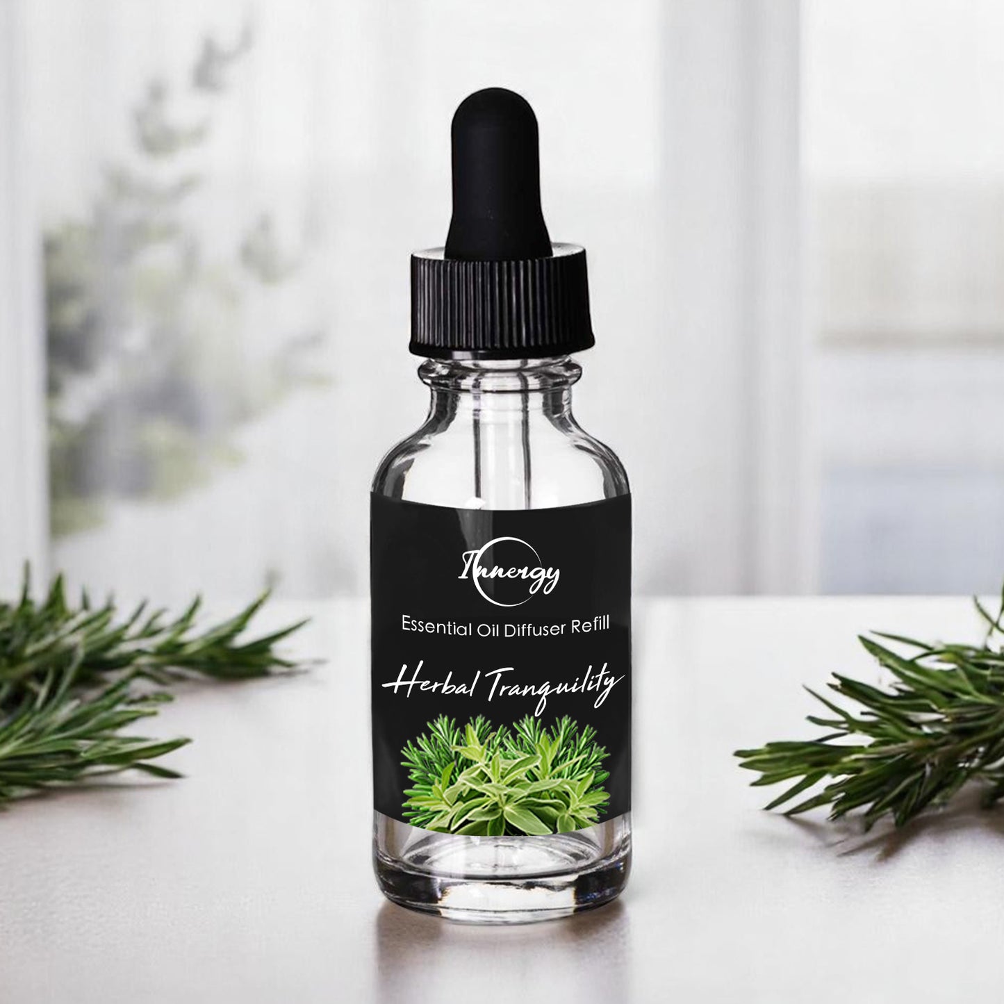 Herbal Tranquility Crystal-Enhanced Oil Diffuser, Car Air Freshener, 8ml