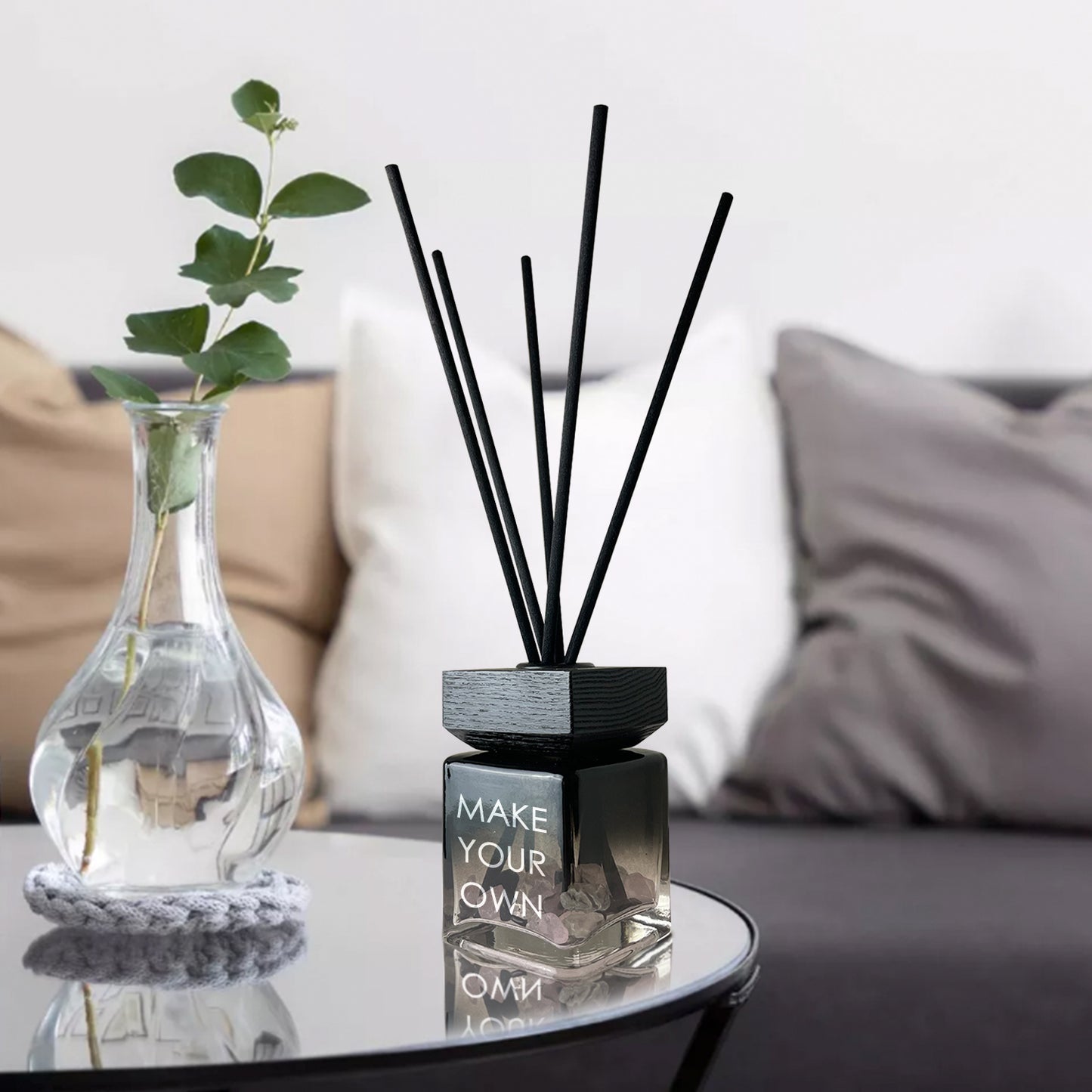 Custom Engraved Crystal-Enhanced Reed Oil Diffuser, 100ml