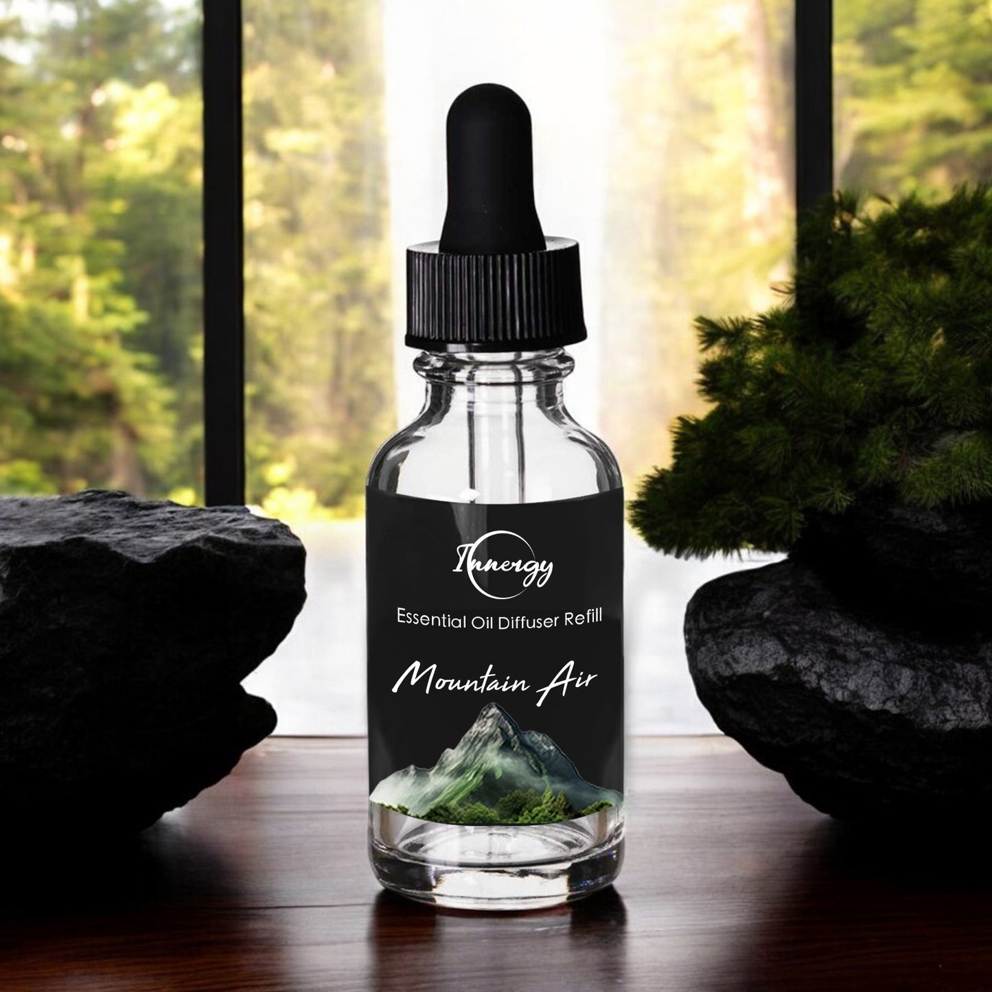 Mountain Air Crystal-Enhanced Oil Diffuser, Car Air Freshener, 8ml
