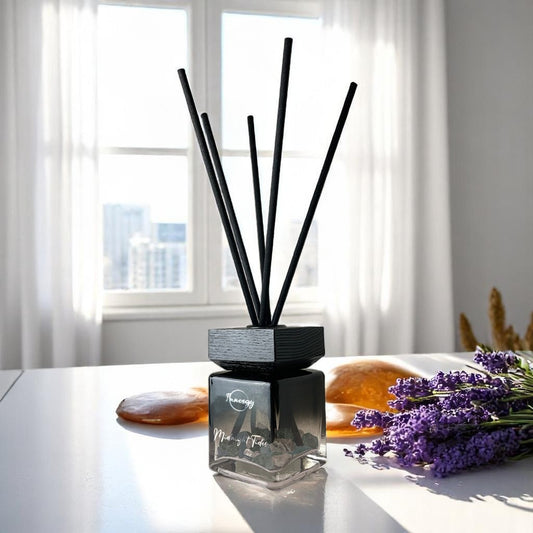 Midnight Tides Crystal-Enhanced Reed Oil Diffuser, 100ml