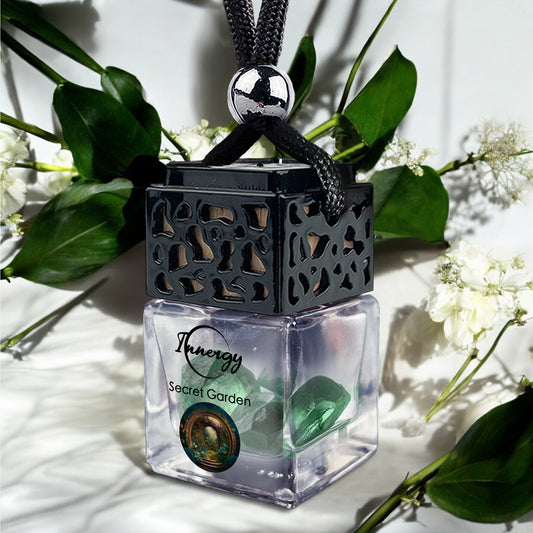 Secret Garden Crystal-Enhanced Oil Diffuser, Car Air Freshener, 8ml