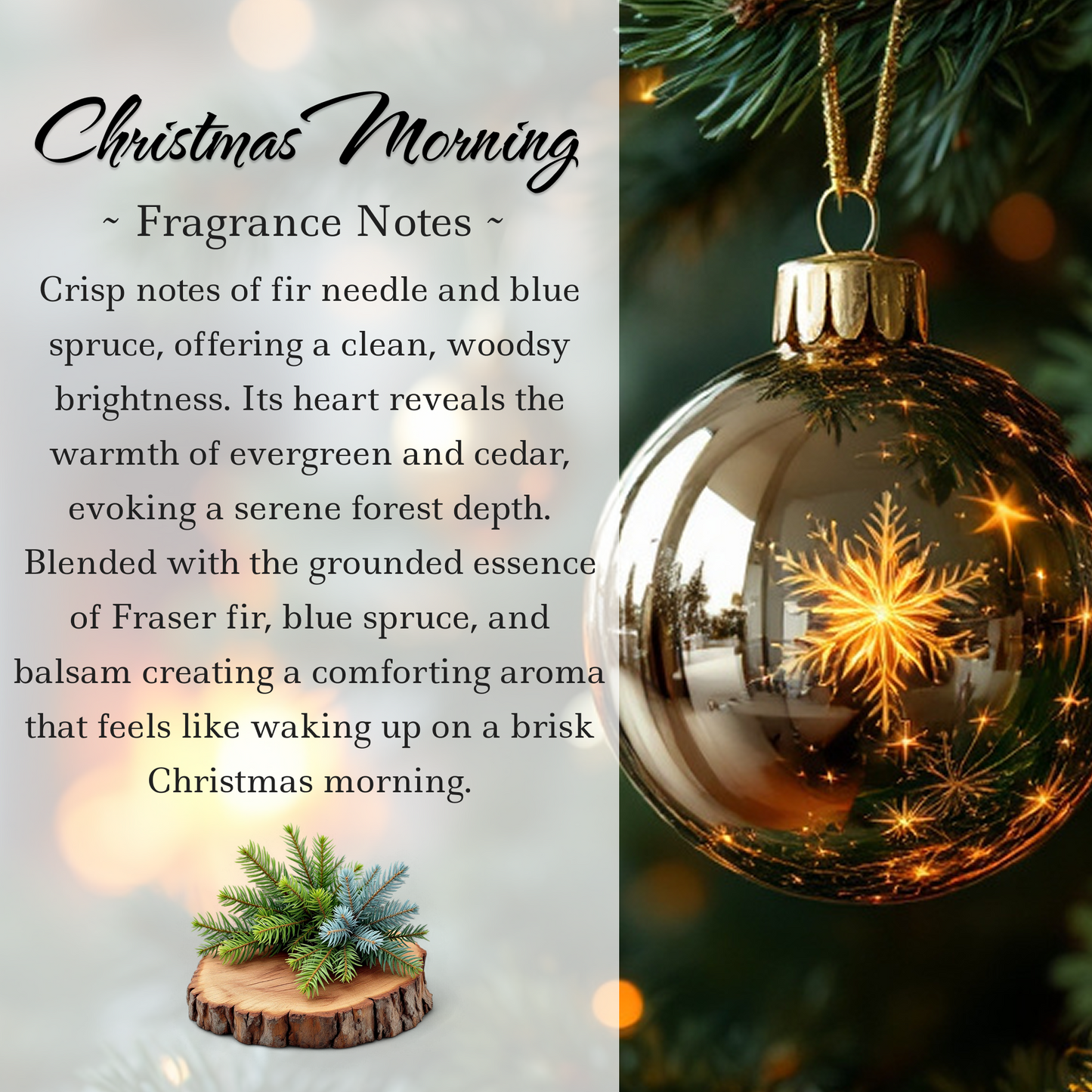 Limited Edition: Christmas Morning Crystal-Enhanced Reed Oil Diffuser, 100ml