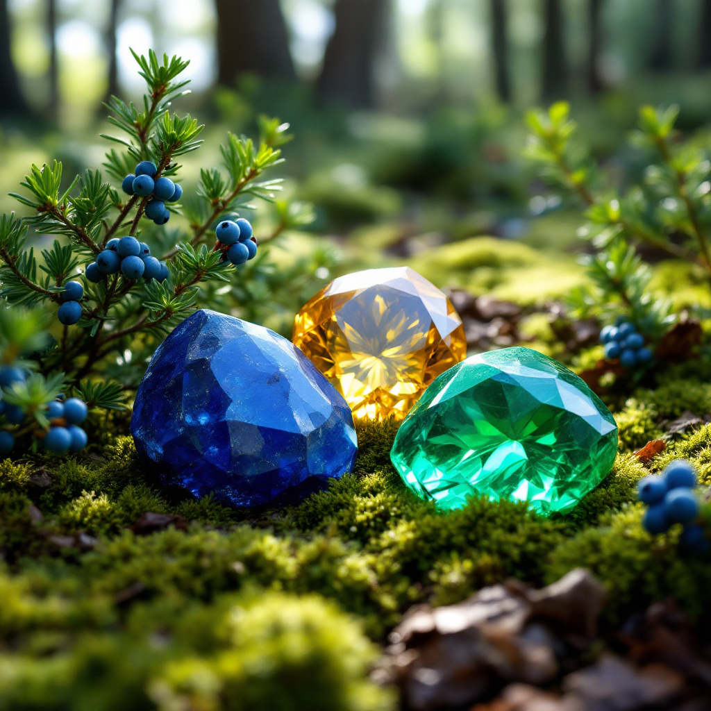 Botanical Gin and Juniper Crystal-Enhanced Reed Oil Diffuser, 100ml