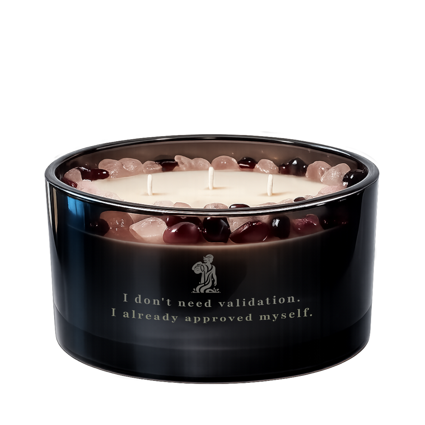 Aquarius Zodiac 3-Wick Crystal Candle, 16oz