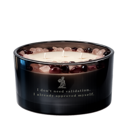 Aquarius Zodiac 3-Wick Crystal Candle, 16oz