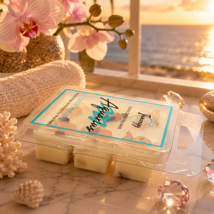 Aquarius Zodiac Crystal-Enhanced Premium Coconut-Soy Wax Melts