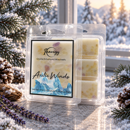 Arctic Winds Crystal-Enhanced Premium Coconut-Soy Wax Melts