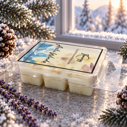 Arctic Winds Crystal-Enhanced Premium Coconut-Soy Wax Melts