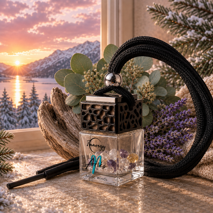 Aries Zodiac Crystal-Enhanced Oil Diffuser, Car Air Freshener, 8ml