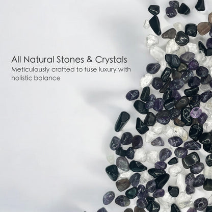 Aries Zodiac Crystal-Enhanced Reed Oil Diffuser, Arctic Winds Scent, 100ml