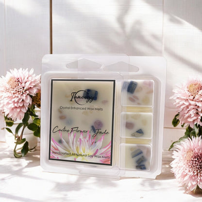 Cactus Flower and Jade Crystal-Enhanced Premium Coconut-Soy Wax Melts