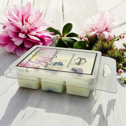 Cactus Flower and Jade Crystal-Enhanced Premium Coconut-Soy Wax Melts