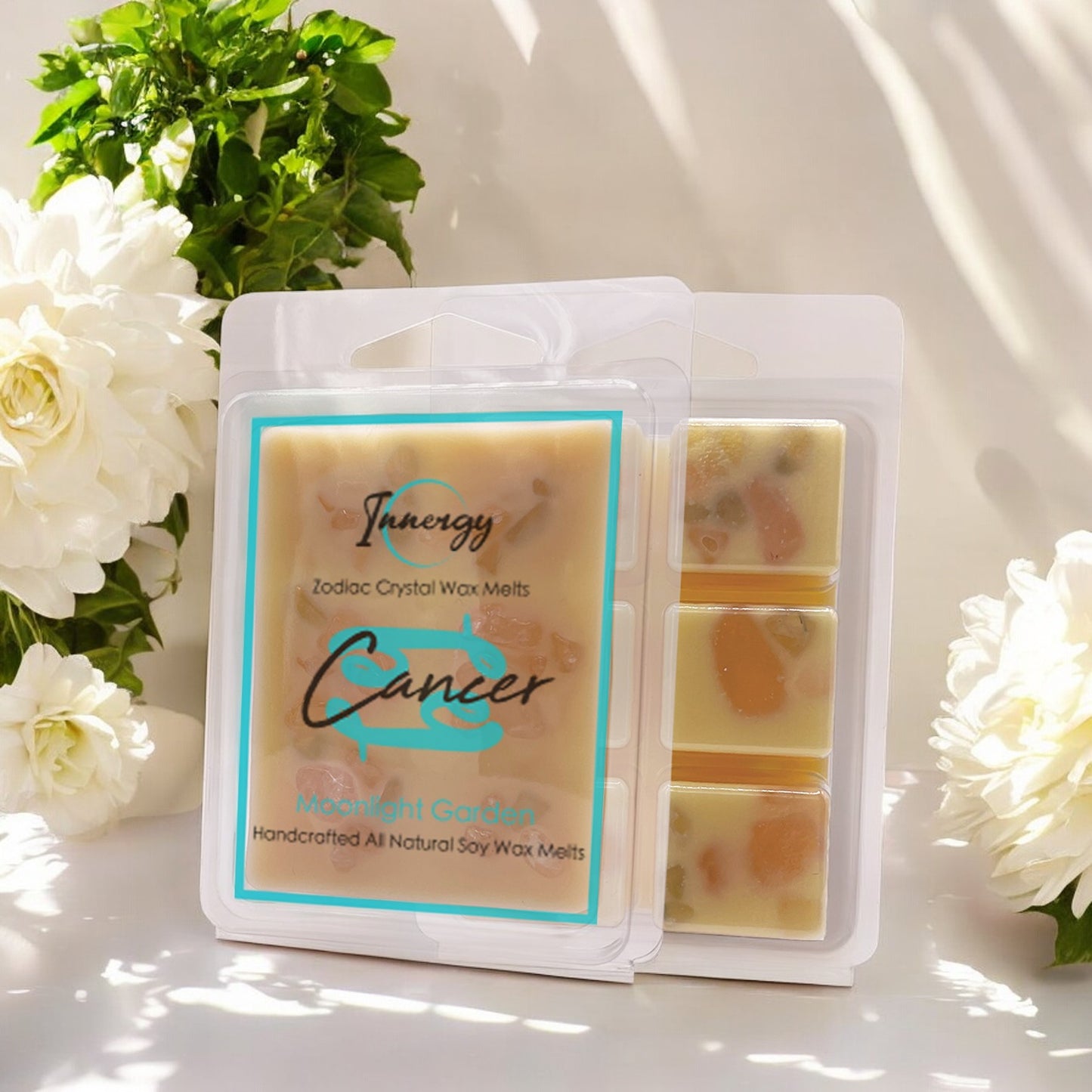 Cancer Zodiac Crystal-Enhanced Premium Coconut-Soy Wax Melts