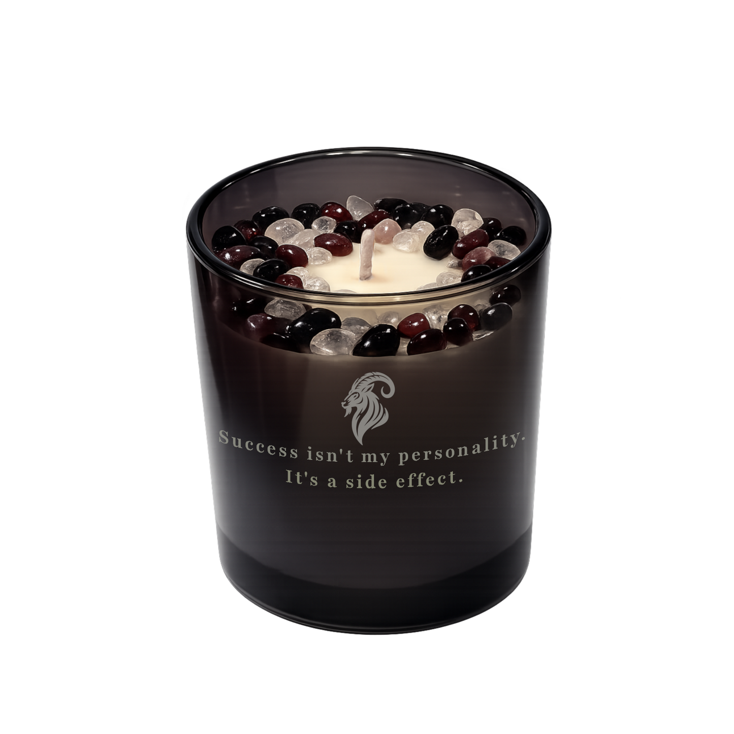 Capricorn Zodiac Crystal Candle, 10oz