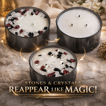 Capricorn Zodiac 3-Wick Crystal Candle, 16oz
