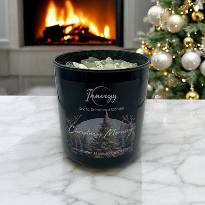 Limited Edition: Christmas Morning Crystal Candle  | Coconut-Soy Wax Candle, 9oz