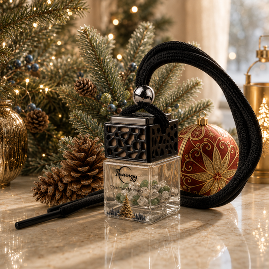 Limited Edition: Christmas Morning Crystal-Enhanced Oil Diffuser, Car Air Freshener, 8ml