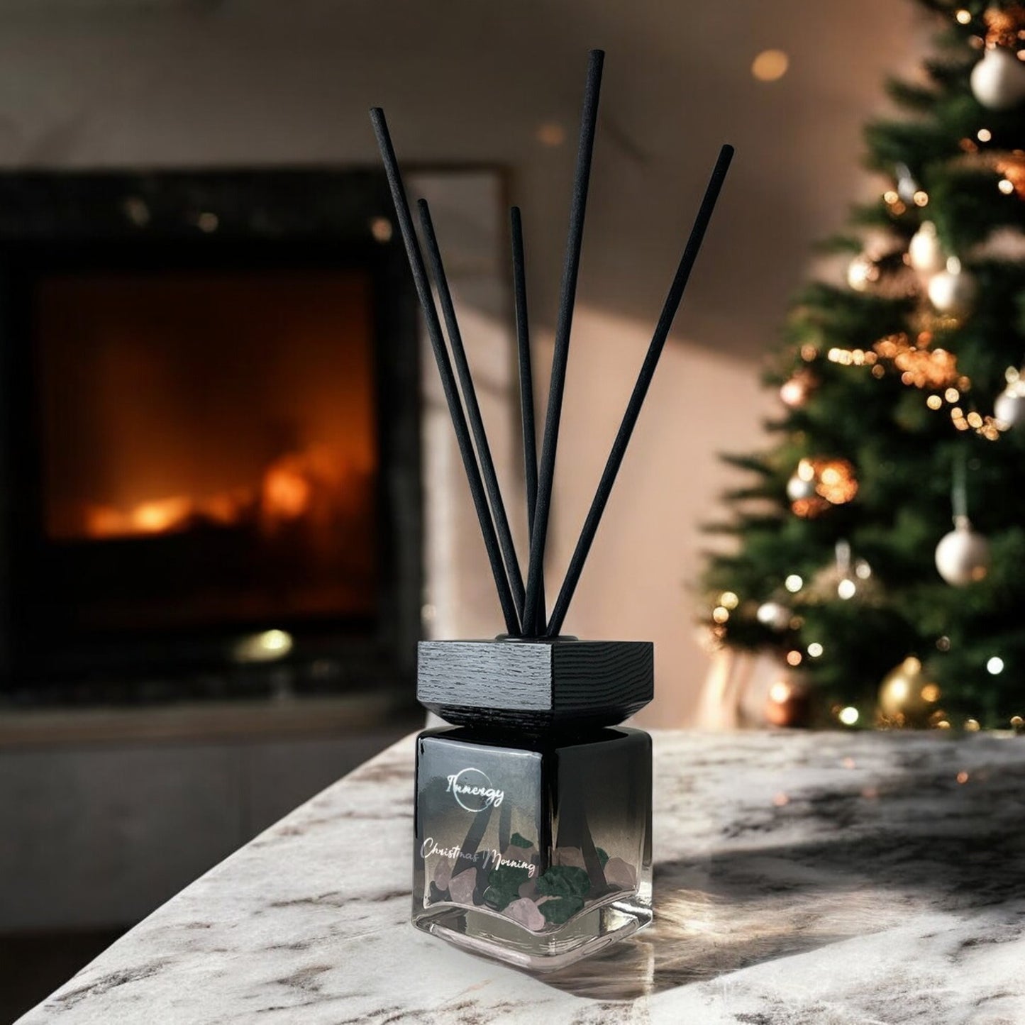 Limited Edition: Christmas Morning Crystal-Enhanced Reed Oil Diffuser, 100ml