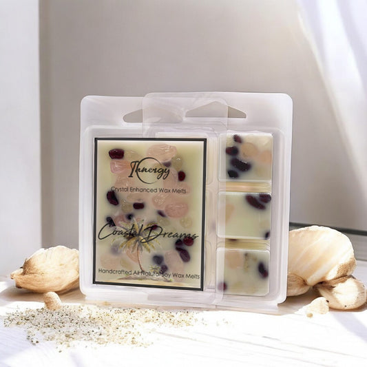 Coastal Dreams Crystal-Enhanced Premium Coconut-Soy Wax Melts