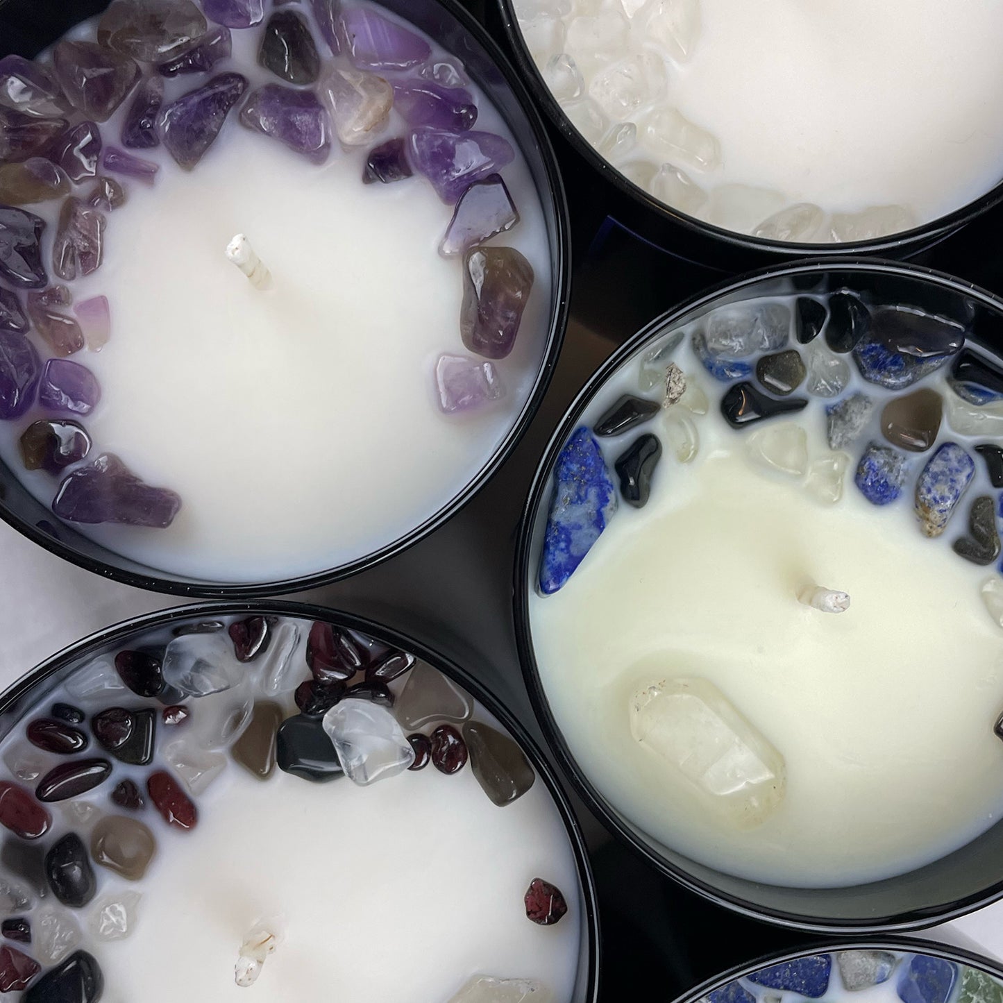 Custom Engraved Crystal Candle, Single Wick