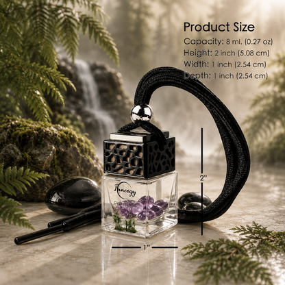 Cypress Mist Crystal-Enhanced Oil Diffuser, Car Air Freshener, 8ml