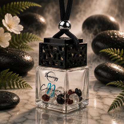 Capricornus Zodiac Crystal-Enhanced Oil Diffuser, Car Air Freshener, 8ml