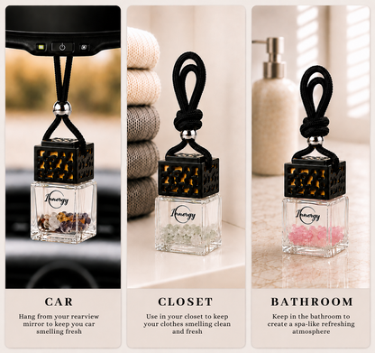 Midnight Tides Crystal-Enhanced Oil Diffuser, Car Air Freshener, 8ml