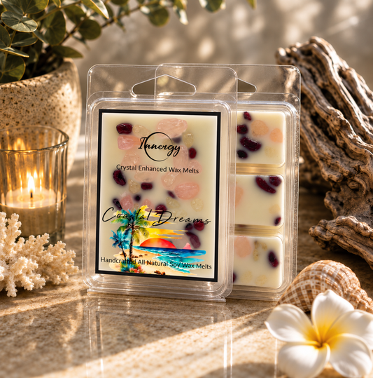 Coastal Dreams Crystal-Enhanced Premium Coconut-Soy Wax Melts