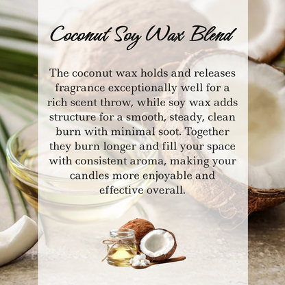 Sea Salt Eucalyptus, Premium Coconut-Soy Wax Tea Light Crystal Candle, 1oz