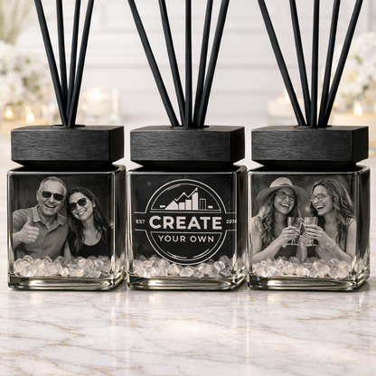 Custom Engraved Crystal Diffuser, 100ml