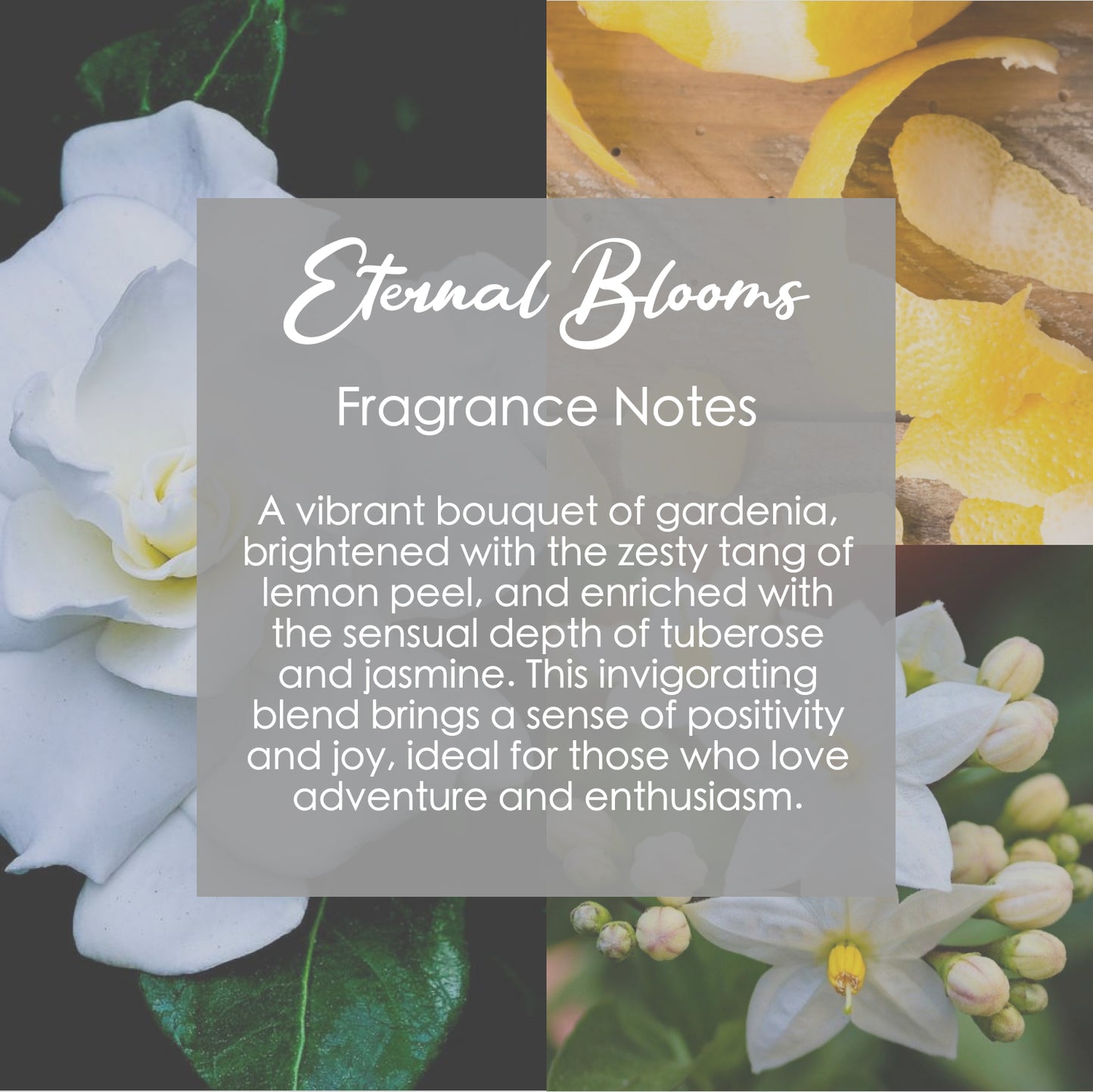 Eternal Blooms Crystal-Enhanced Premium Coconut-Soy Wax Melts