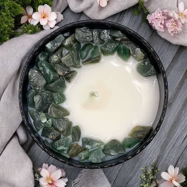 Secret Garden Crystal Candle, 10oz