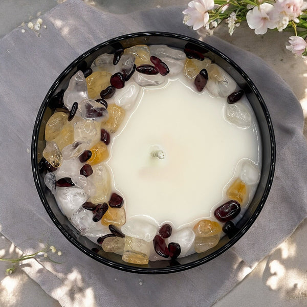 Sunshower Mist Crystal Candle, 10oz