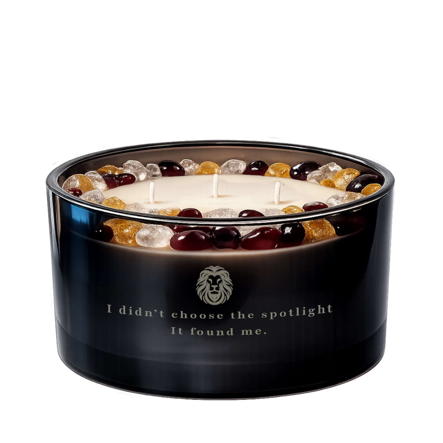 Leo Zodiac 3-Wick Crystal Candle, 16oz