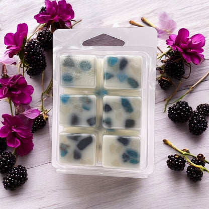 Blackberry Saffron Crystal-Enhanced Premium Coconut-Soy Wax Melts