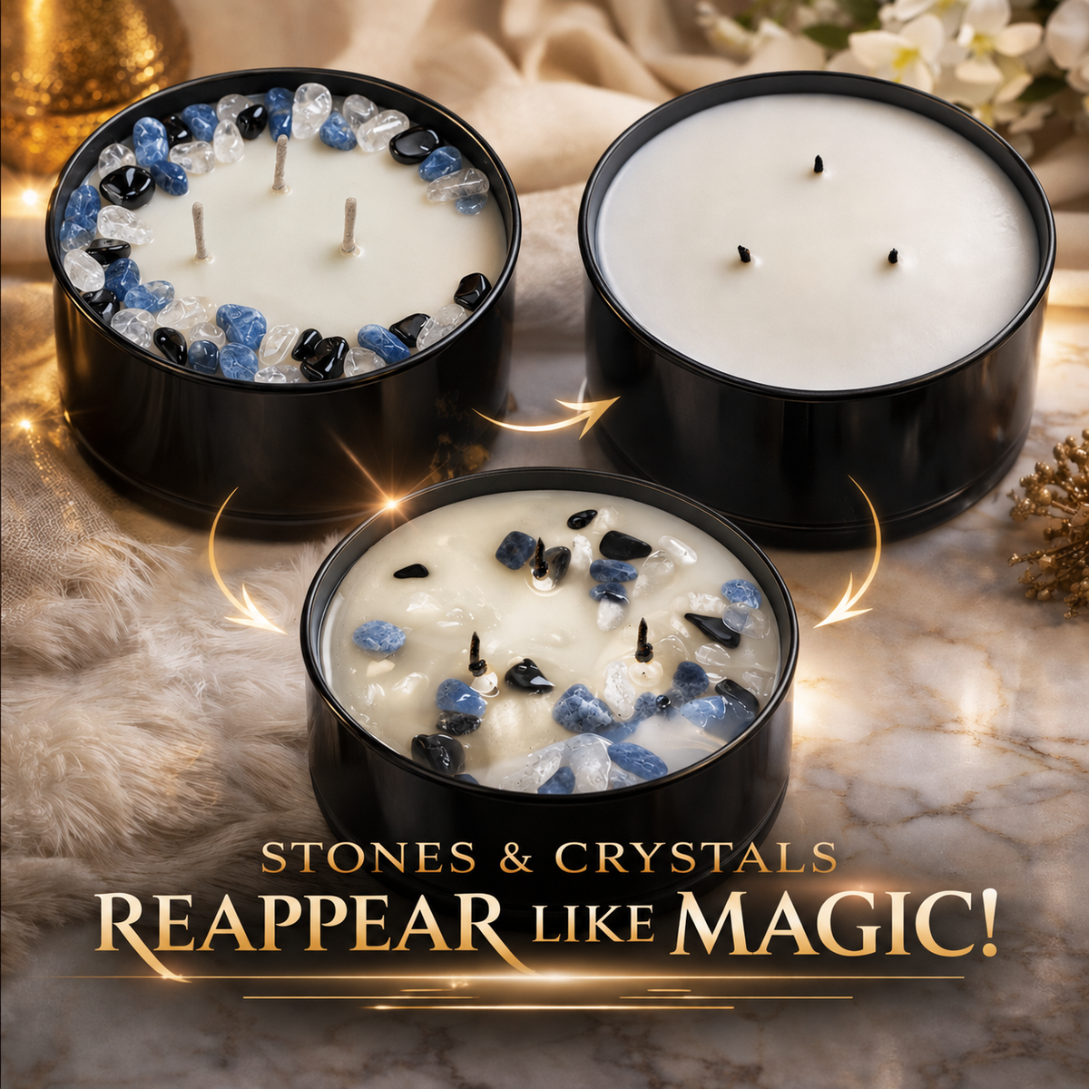 Libra Zodiac 3-Wick Crystal Candle, 16oz