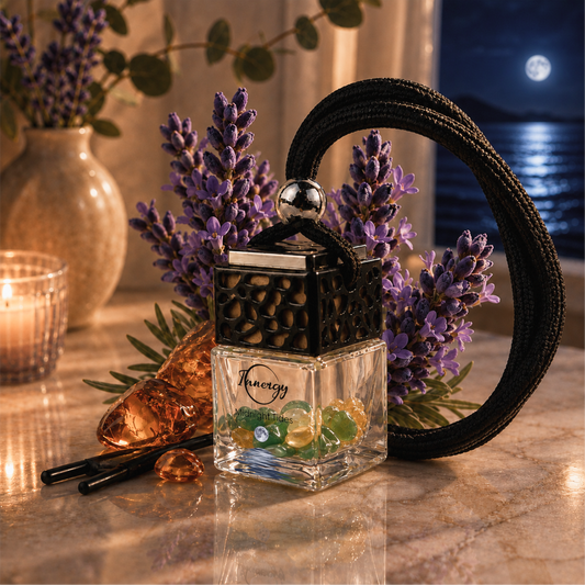 Midnight Tides Crystal-Enhanced Oil Diffuser, Car Air Freshener, 8ml