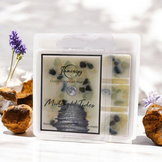 Midnight Tides Crystal-Enhanced Premium Coconut-Soy Wax Melts