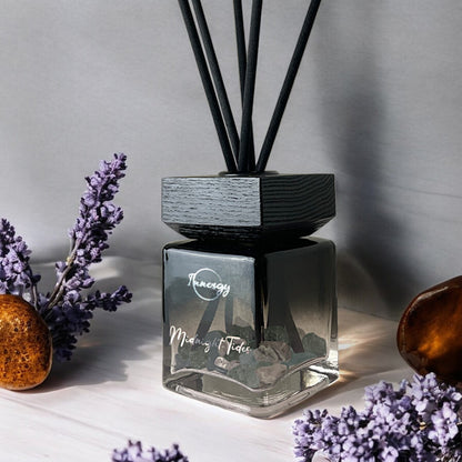 Midnight Tides Crystal-Enhanced Reed Oil Diffuser, 100ml