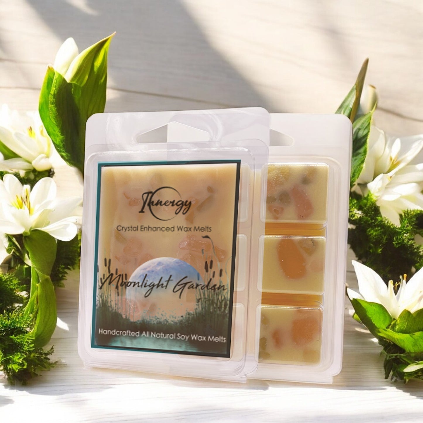 Moonlight Garden Crystal-Enhanced Premium Coconut-Soy Wax Melts