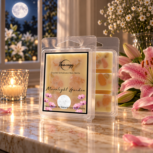 Moonlight Garden Crystal-Enhanced Premium Coconut-Soy Wax Melts