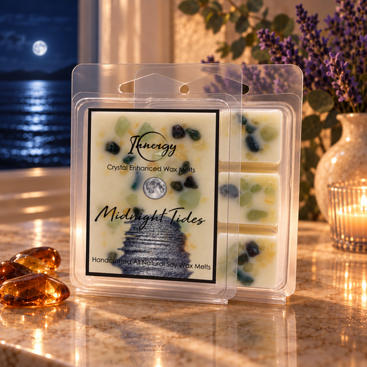 Midnight Tides Crystal-Enhanced Premium Coconut-Soy Wax Melts