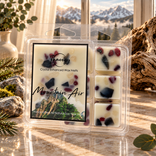 Mountain Air Crystal-Enhanced Premium Coconut-Soy Wax Melts