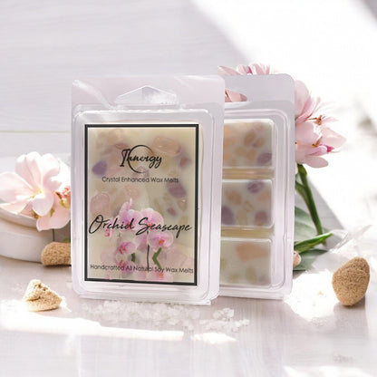 Orchid Seascape Crystal-Enhanced Premium Coconut-Soy Wax Melts