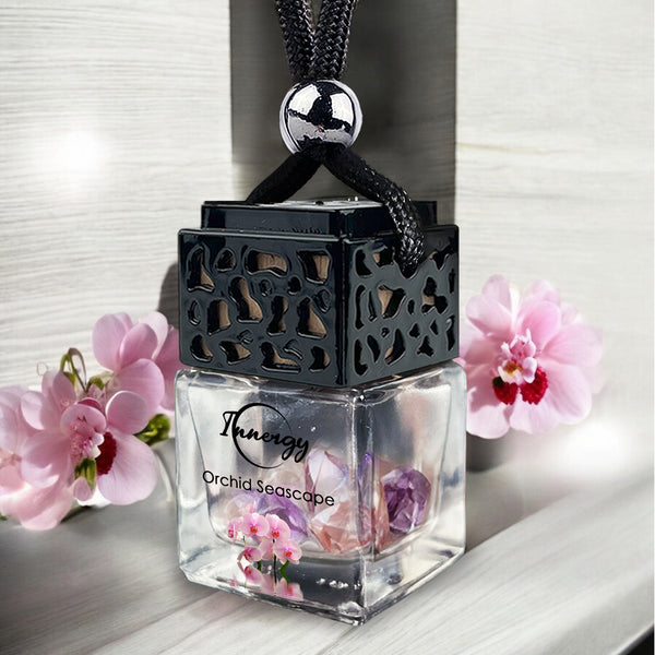Orchid Seascape Crystal Car Diffuser